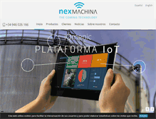 Tablet Screenshot of nexmachina.com